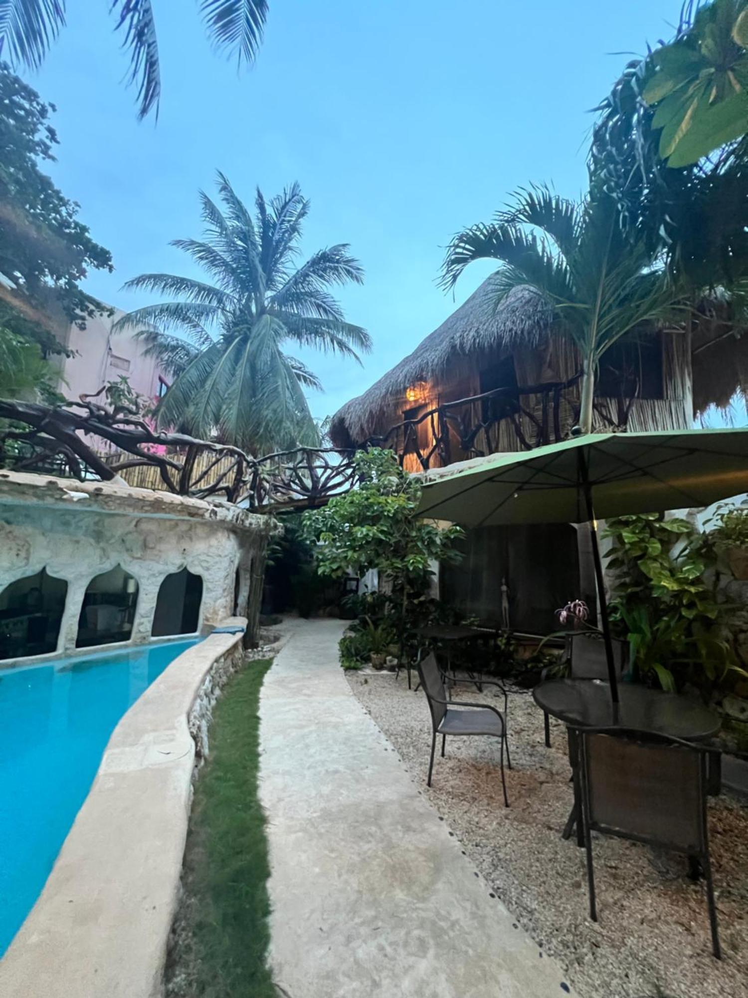 La Quinta Orquidea Bed and Breakfast Puerto Morelos Buitenkant foto