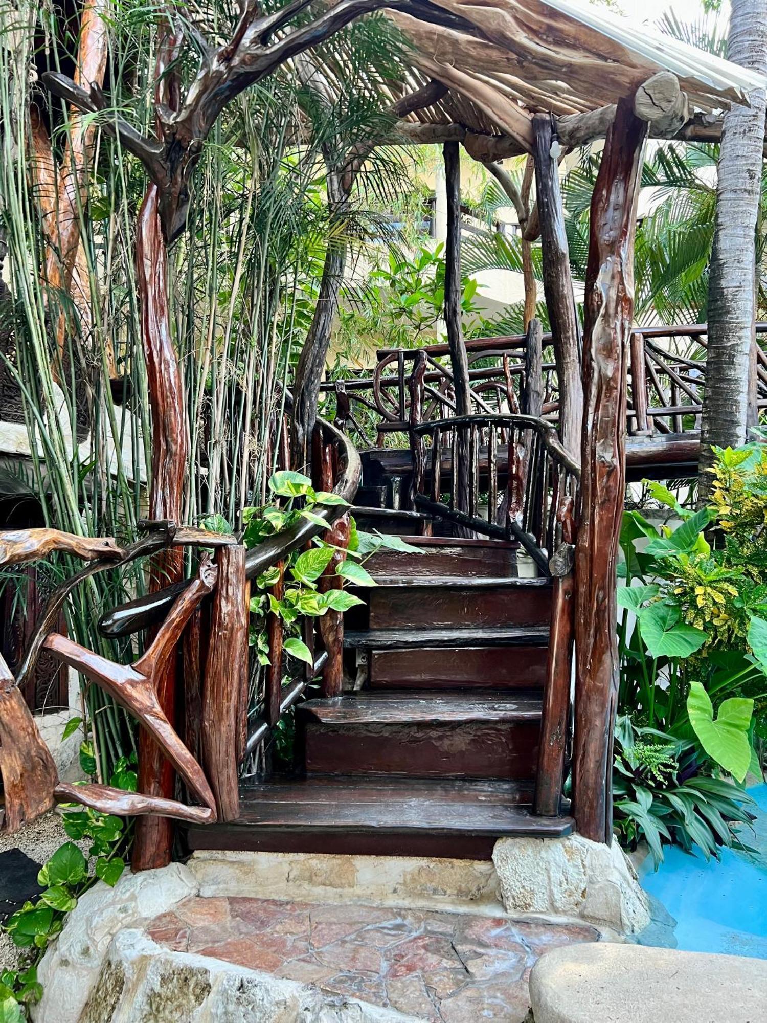 La Quinta Orquidea Bed and Breakfast Puerto Morelos Buitenkant foto