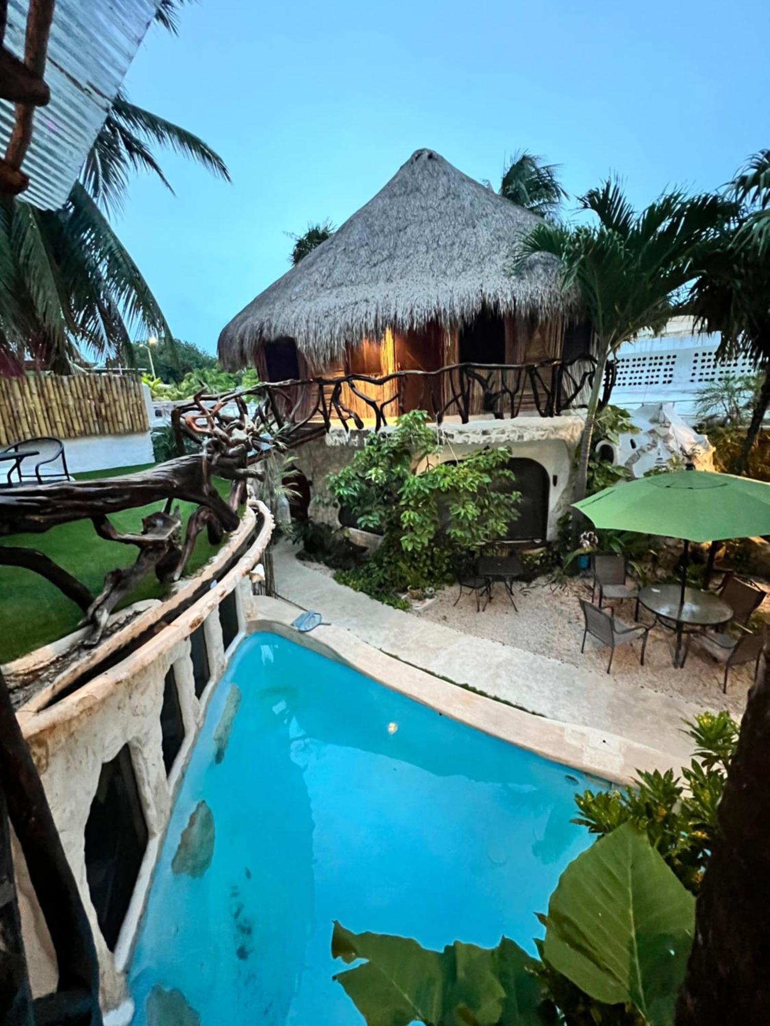 La Quinta Orquidea Bed and Breakfast Puerto Morelos Buitenkant foto